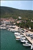 Lots of boats docked in Vis